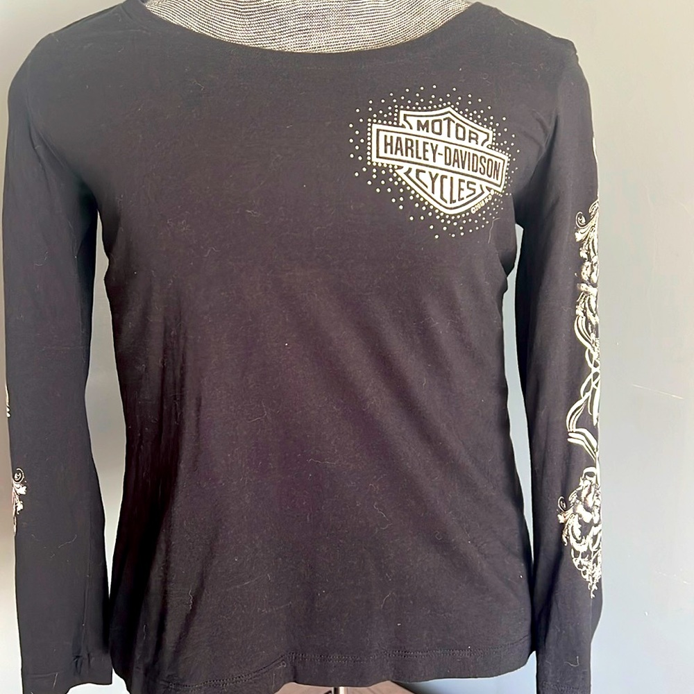 Harley Davidson, long sleeve T-shirt size medium